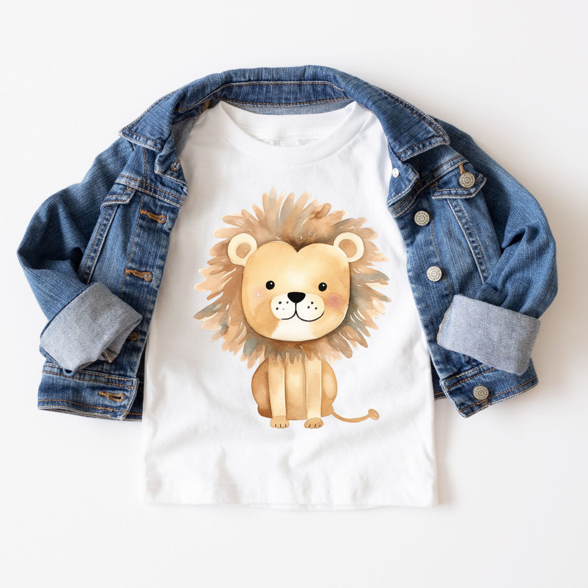 Lion Watercolor Tee