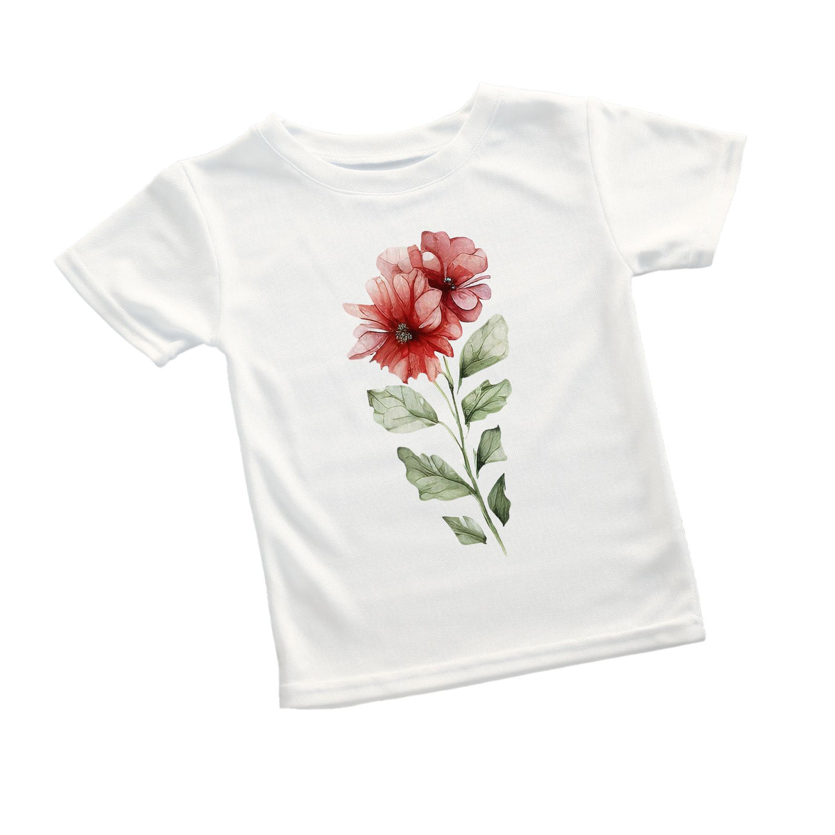 Vintage Red Florals Tee