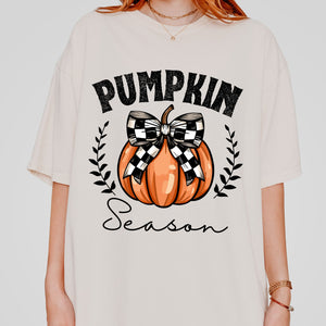 Pumpkin Season Tee on Ivory - Adult