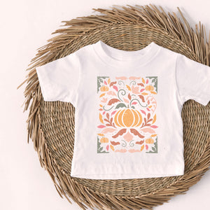 Fall Floral Tee on White - Infant/Toddler