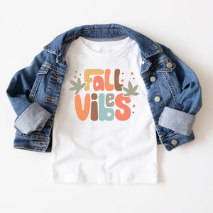 Fall Vibes Tee in White - Infant/Toddler