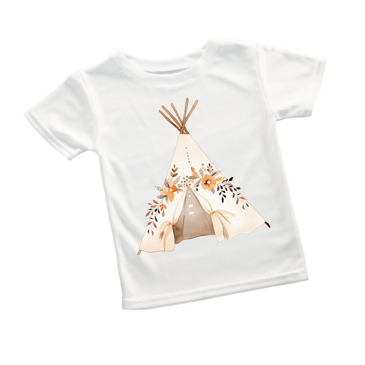 Floral Teepee Watercolor Tee