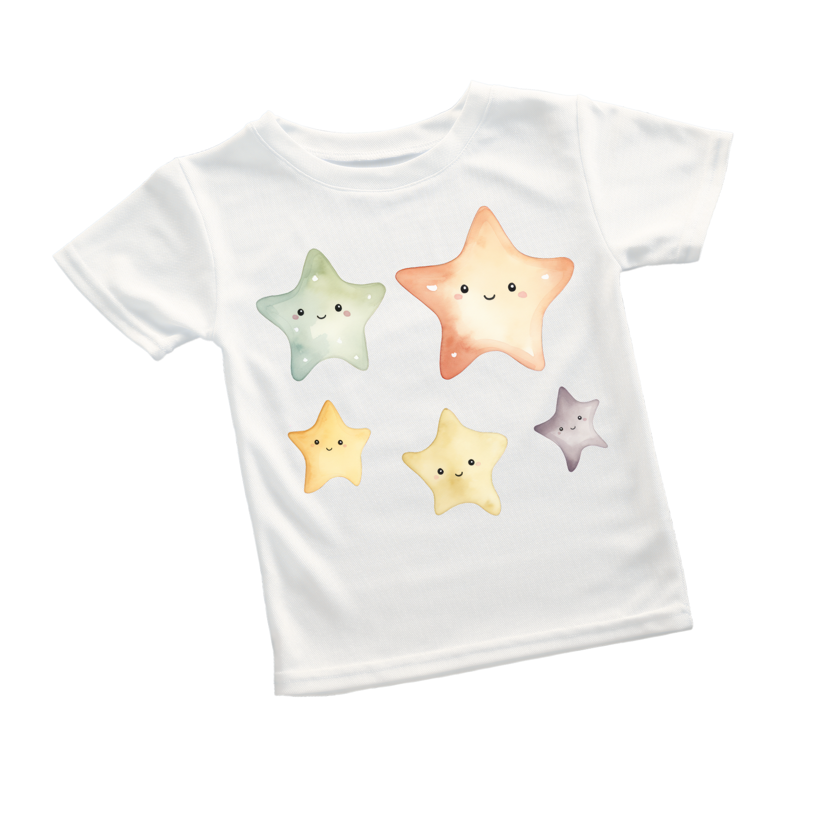 Happy Stars Watercolor Tee