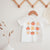 Flowers and Pumpkins Tee on White - Infant/Toddler