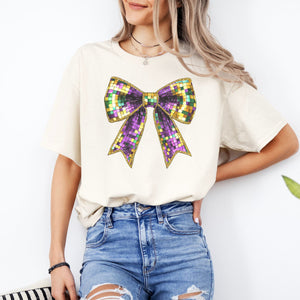 Mardi Gras Bow T-Shirt