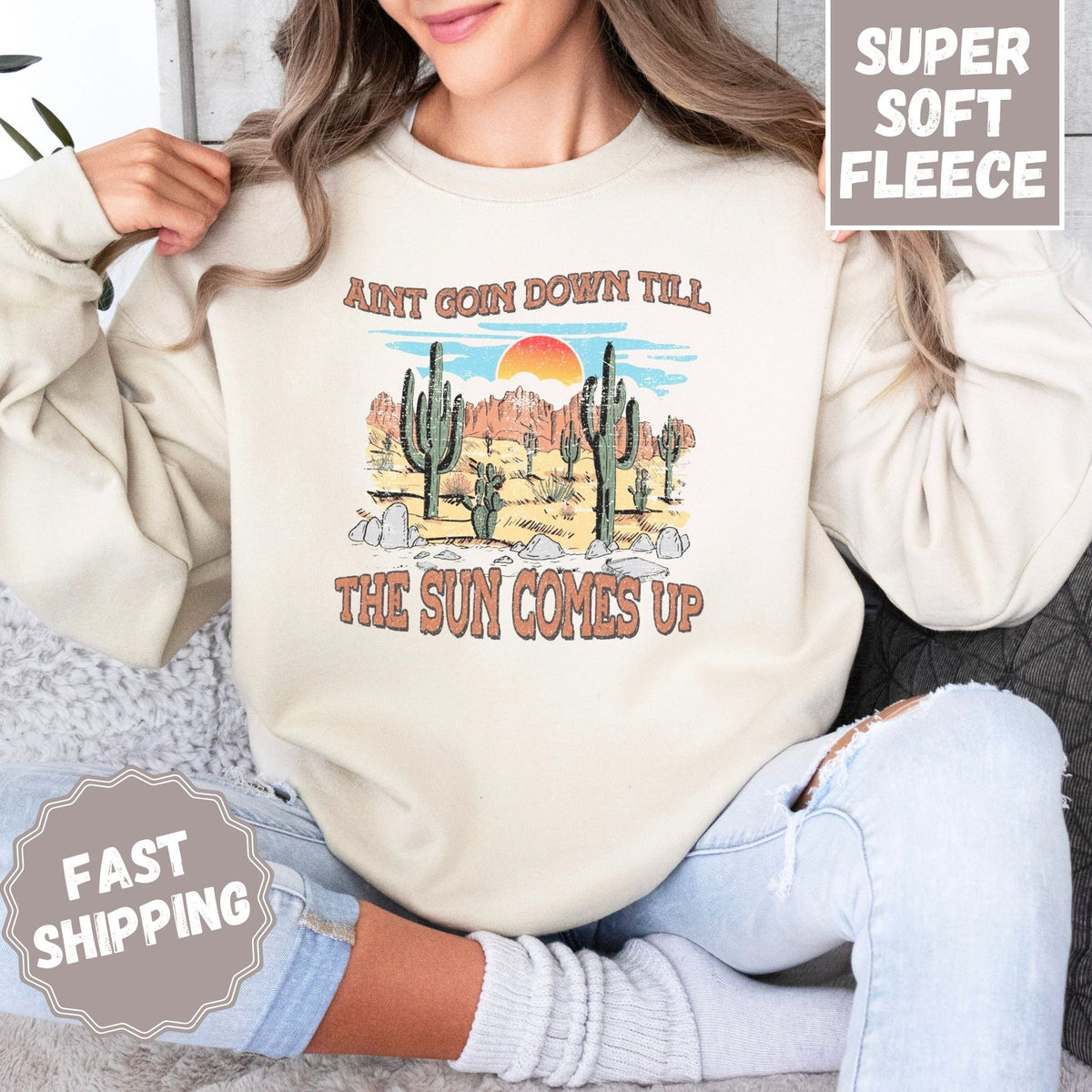 Sun Comes Up Crewneck Sweatshirt