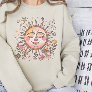 Boho Sun Crewneck Sweatshirt