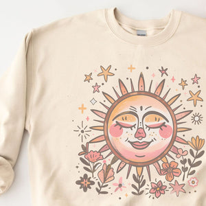 Boho Sun Crewneck Sweatshirt