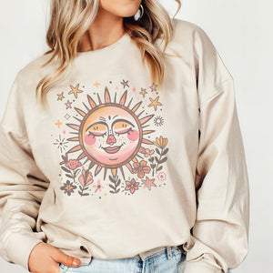 Boho Sun Crewneck Sweatshirt