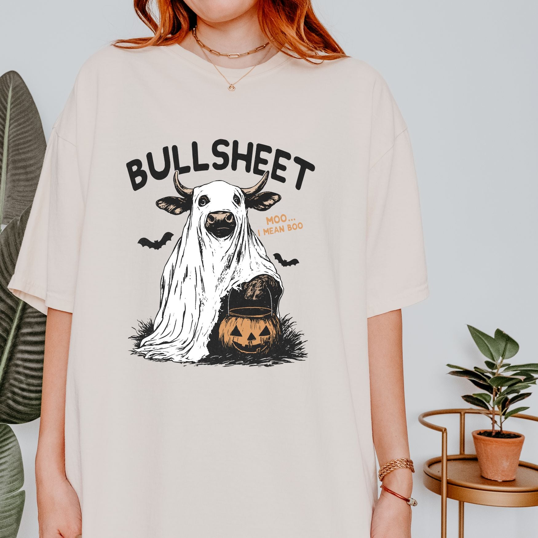 Bull Sheet Tee in Ivory