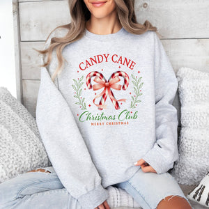 Candy Cane Christmas Crewneck - Adult