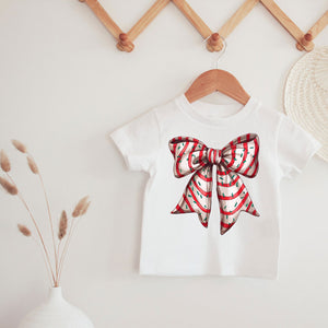 Christmas Cake Bow Tee - Infant/Toddler