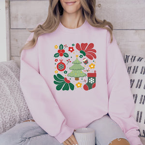 Christmas Collage Crewneck - Adult