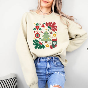 Christmas Collage Crewneck - Adult