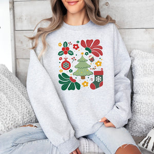 Christmas Collage Crewneck - Adult