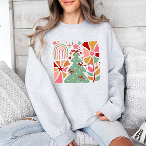 Christmas Floral Crewneck - Adult