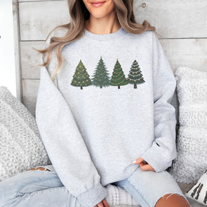 Christmas Trees Crewneck - Adult