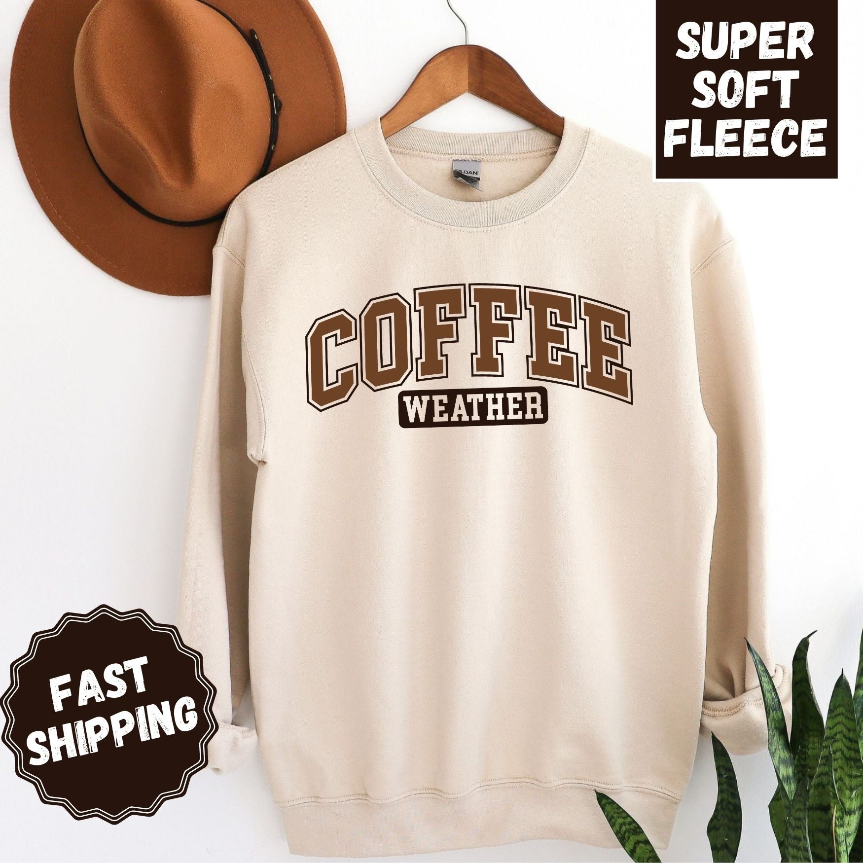 Coffee Weather Crewneck Sweatshirt