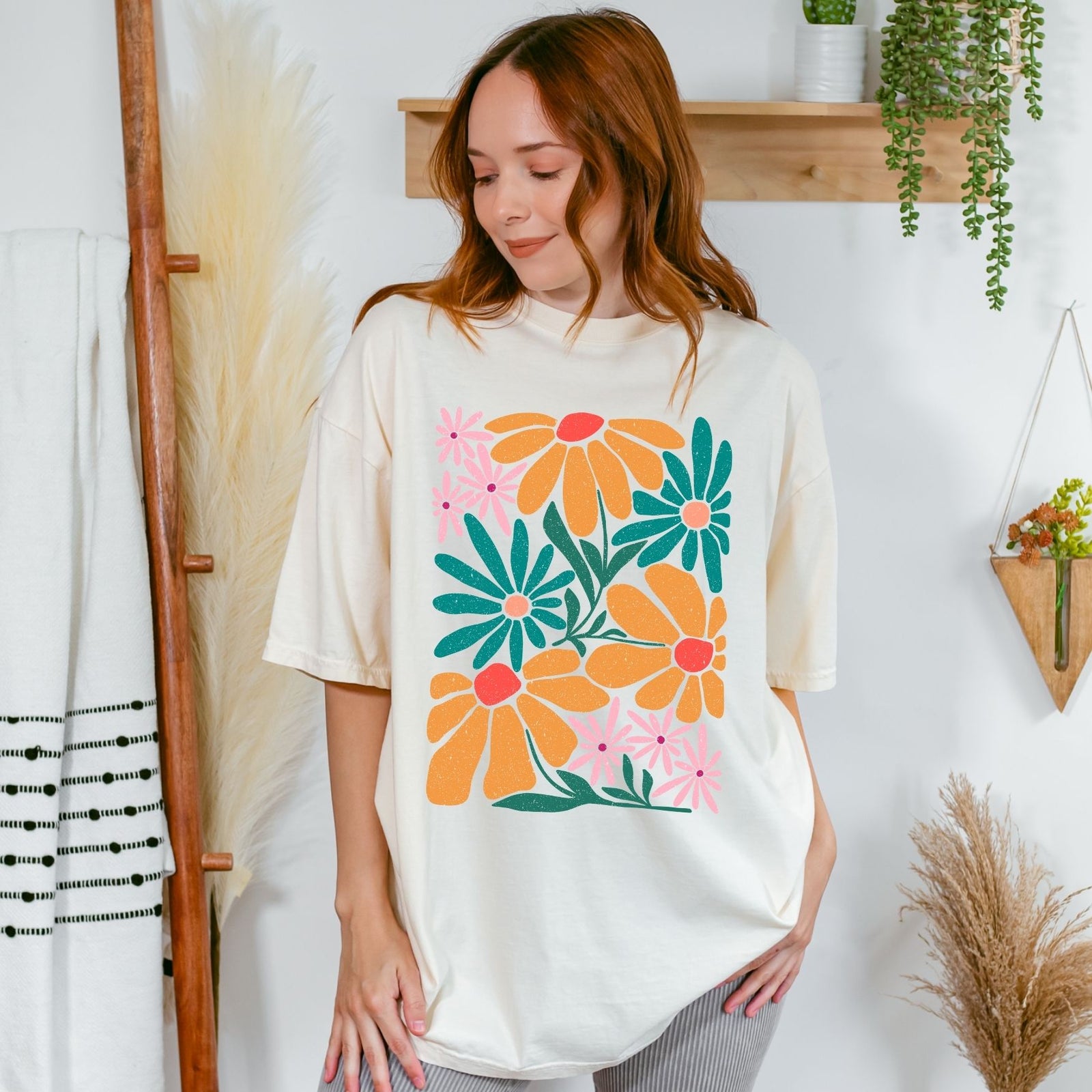 Colorful Daisy Tee