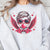 Groovy Cupid Crewneck Sweatshirt, Womenswear Valentine's Day Soft Printed Sweatshirt, Cozy Love Day Oversized Top