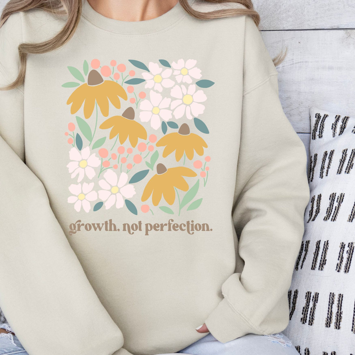 Growth Not Perfection Crewneck Sweatshirt