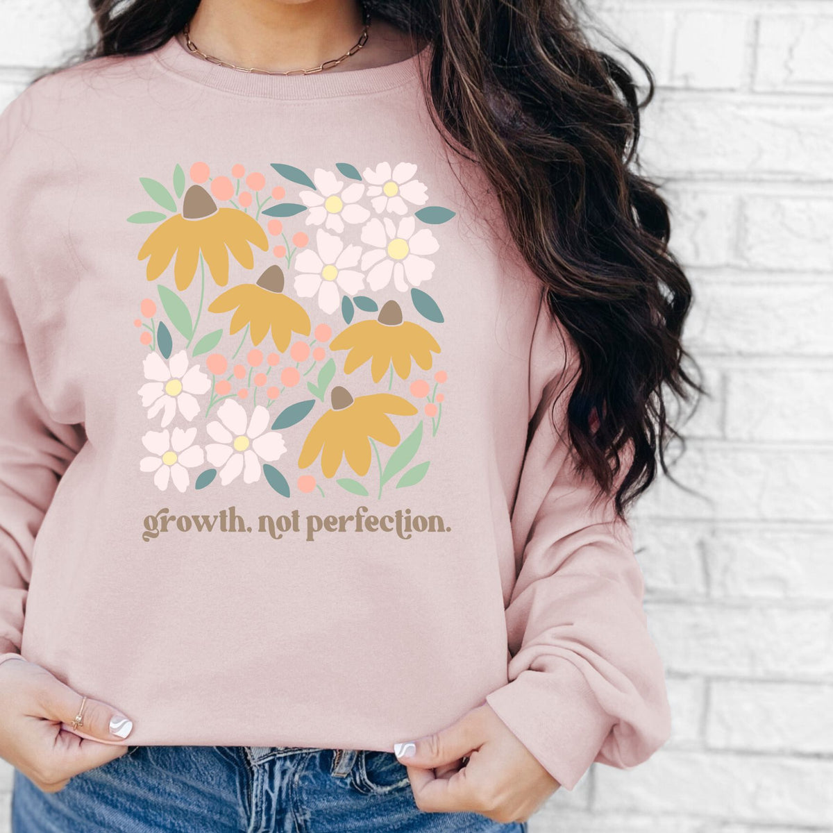 Growth Not Perfection Crewneck Sweatshirt