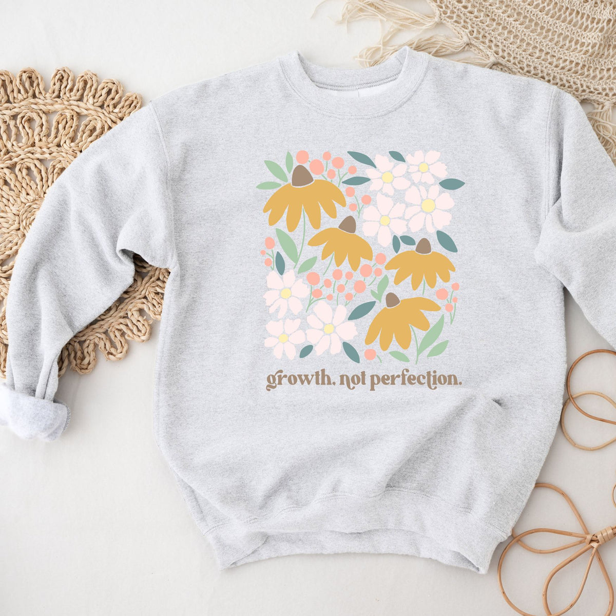 Growth Not Perfection Crewneck Sweatshirt