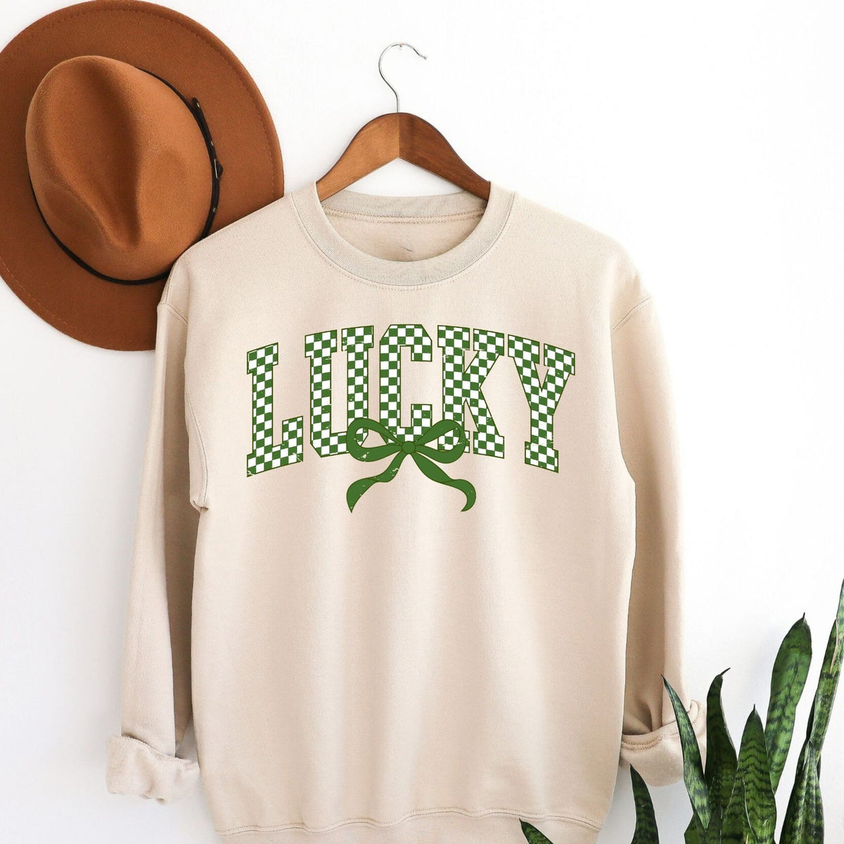 Lucky Bow Crewneck Sweatshirt