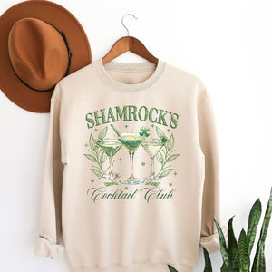 Shamrocks Cocktail Club Crewneck Sweatshirt