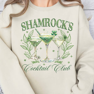 Shamrocks Cocktail Club Crewneck Sweatshirt