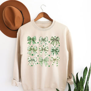 Shamrock Coquette Crewneck Sweatshirt