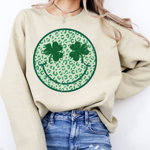 Lucky Smiley Crewneck Sweatshirt