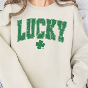 Lucky Varsity Crewneck Sweatshirt