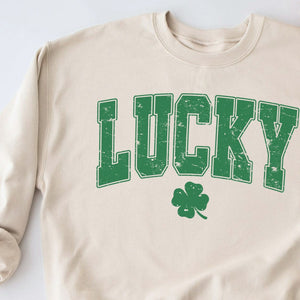 Lucky Varsity Crewneck Sweatshirt