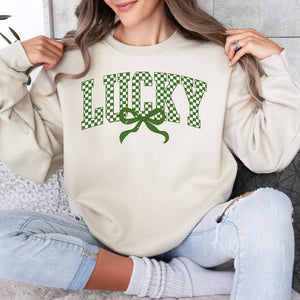 Lucky Bow Crewneck Sweatshirt