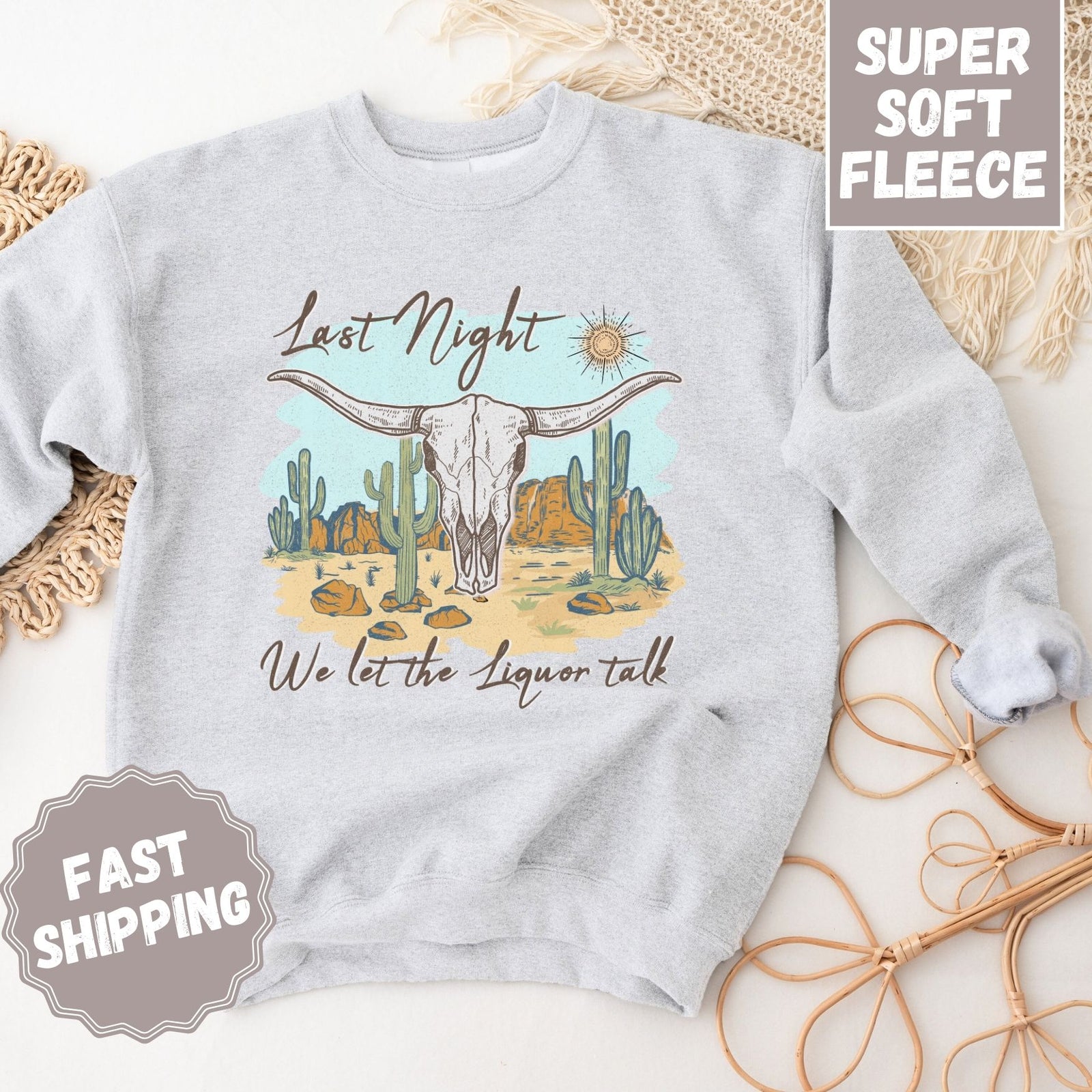 Last Night Crewneck Sweatshirt