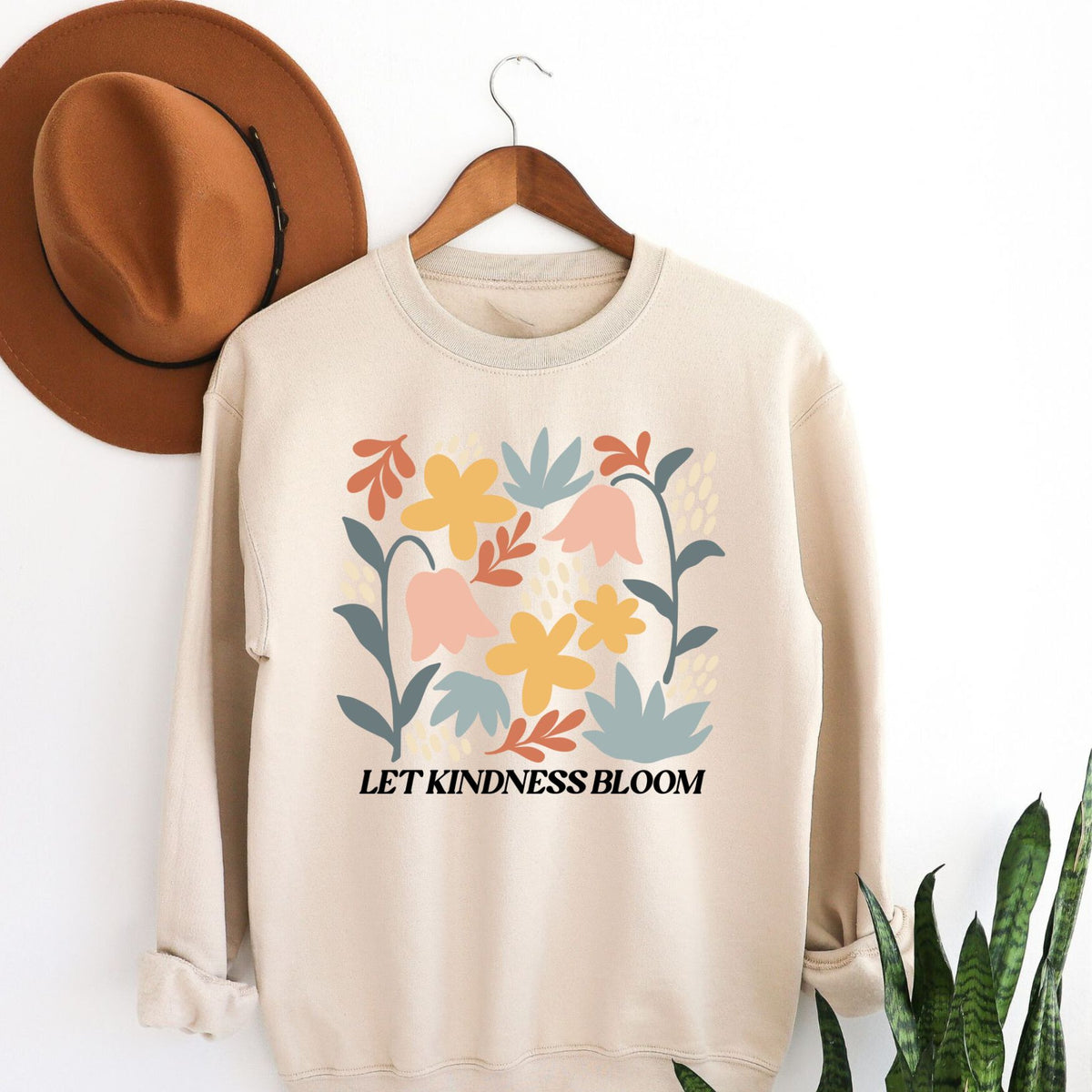 Let Kindness Bloom Crewneck Sweatshirt