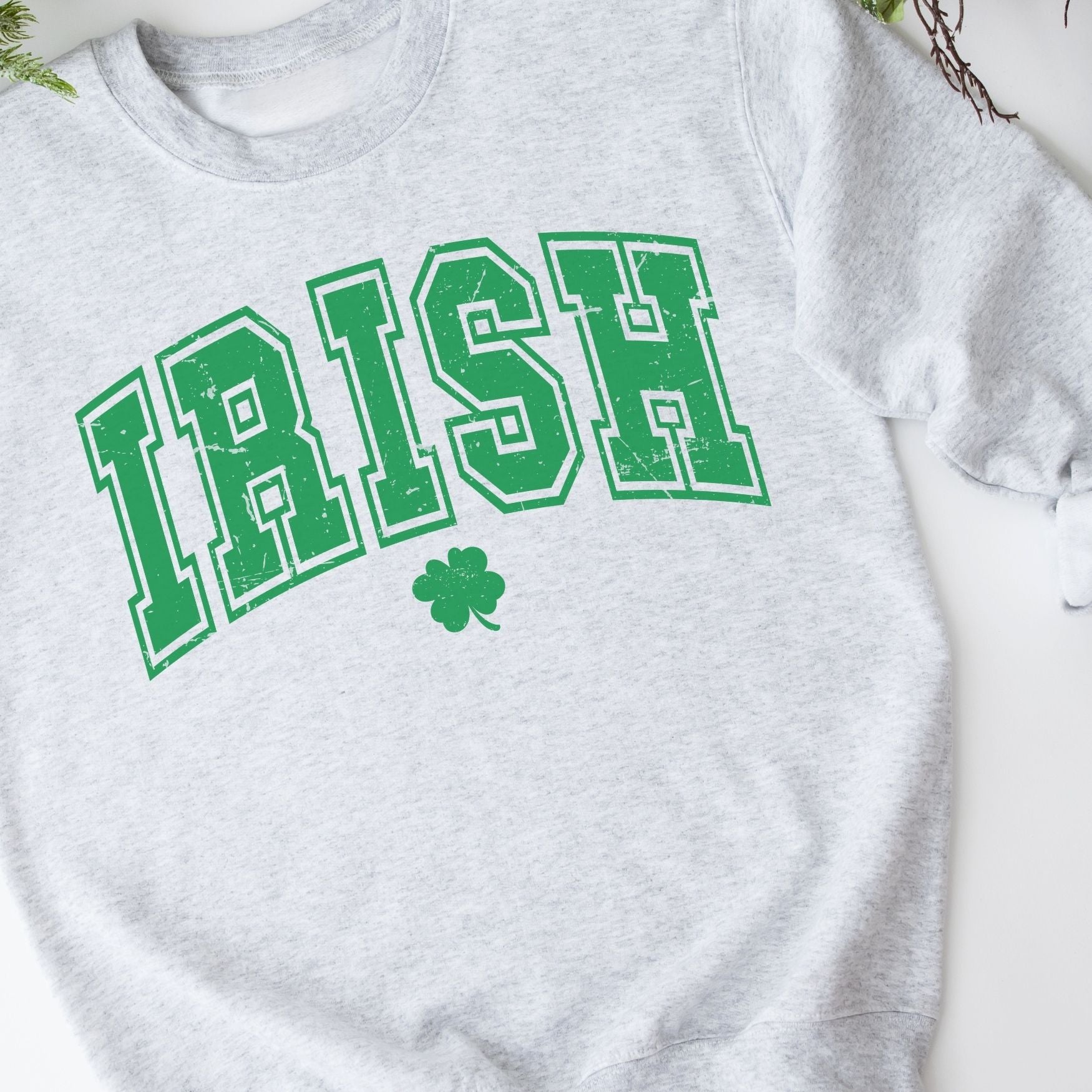 Varsity Irish Crewneck Sweatshirt