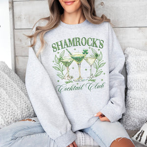 Shamrocks Cocktail Club Crewneck Sweatshirt