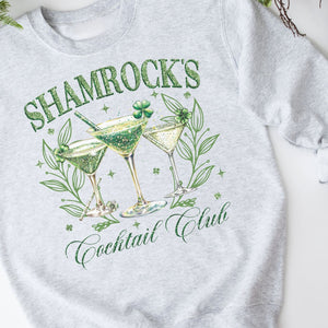 Shamrocks Cocktail Club Crewneck Sweatshirt