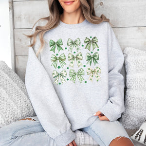 Shamrock Coquette Crewneck Sweatshirt