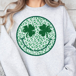 Lucky Smiley Crewneck Sweatshirt