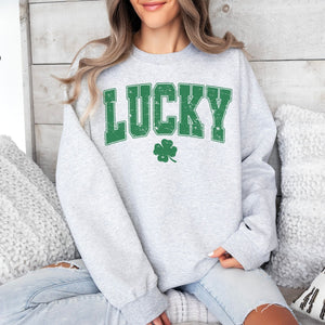 Lucky Varsity Crewneck Sweatshirt