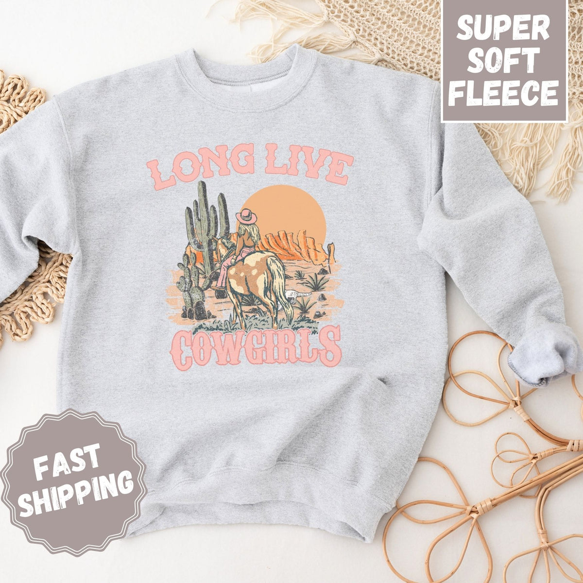 Long Live Cowgirls Crewneck Sweatshirt
