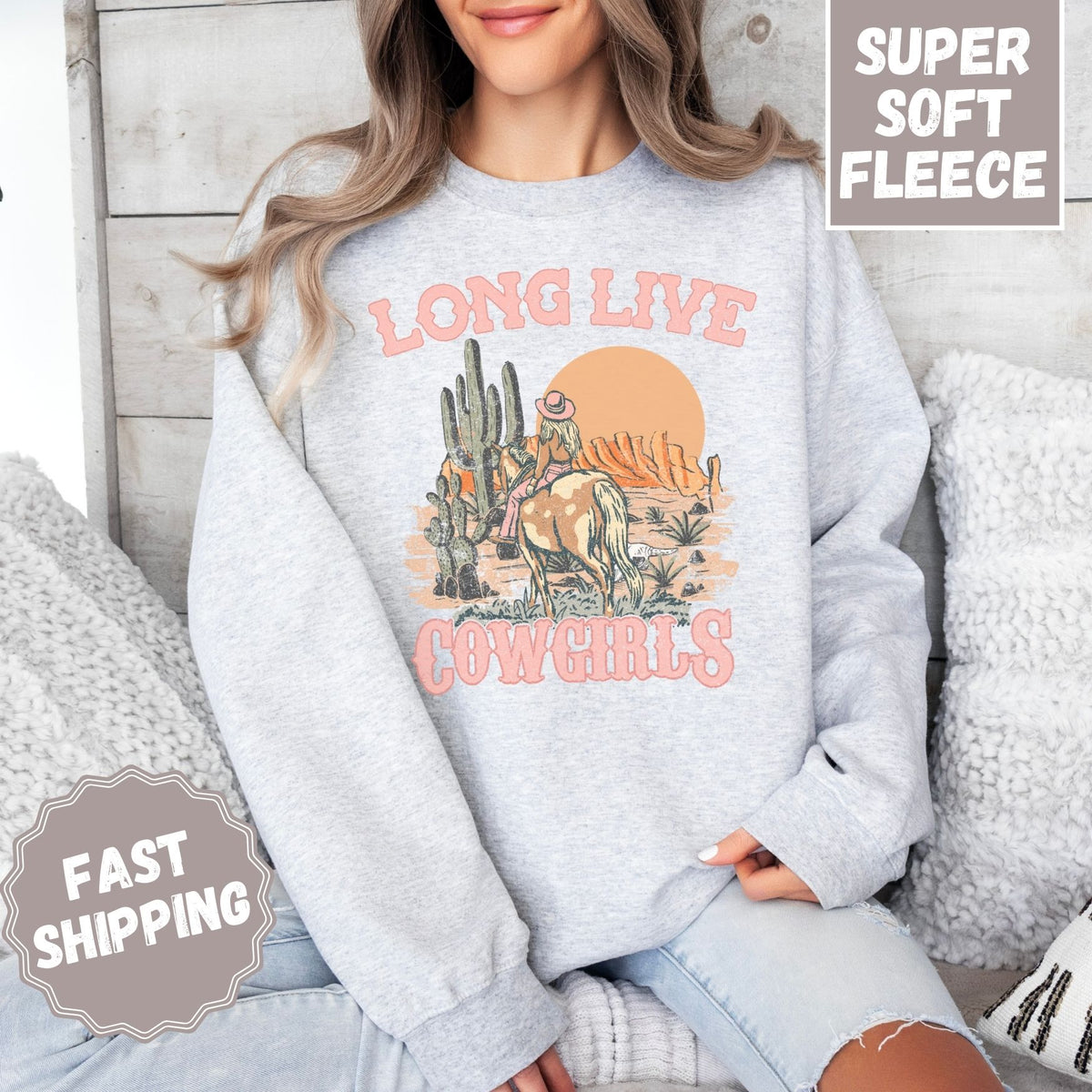 Long Live Cowgirls Crewneck Sweatshirt