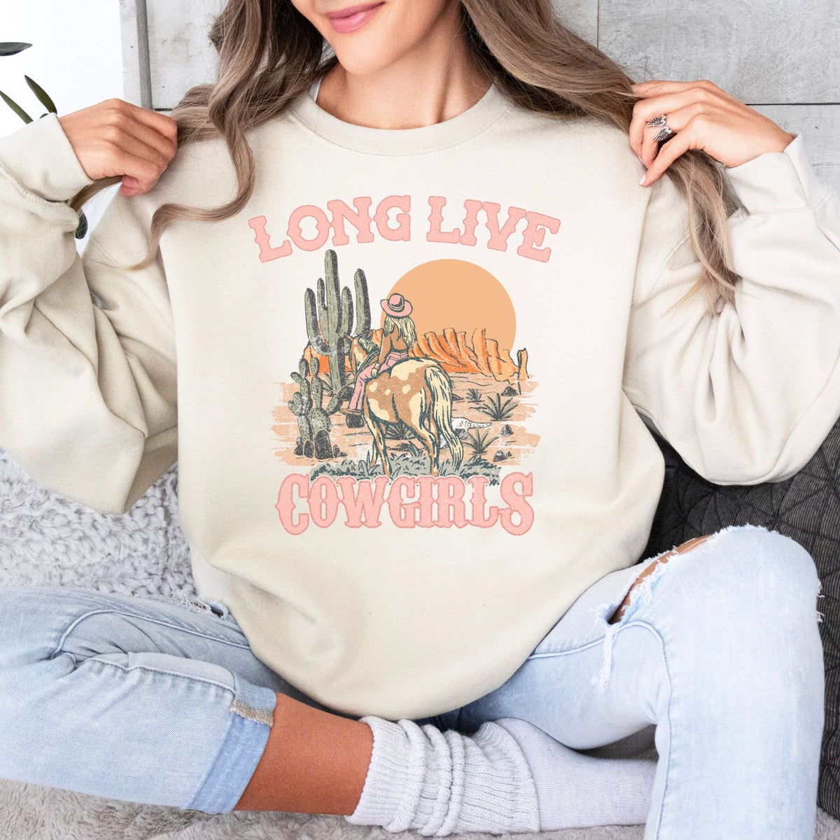 Long Live Cowgirls Crewneck Sweatshirt