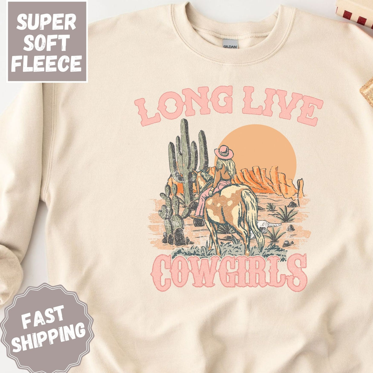Long Live Cowgirls Crewneck Sweatshirt