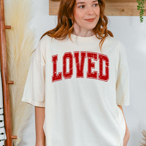 Loved Tee, Valentine's Day T-Shirt, Comfort Colors Shirt