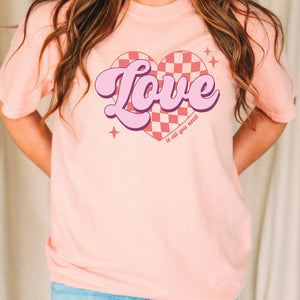 Love Is All You Need Tee, Valentine's Day T-Shirt, Comfort Colors Shirt