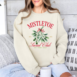 Mistletoe Social Club Crewneck - Adult